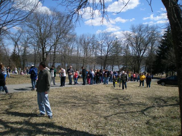 2013 Egg Hunt Prize Line-Photo by Connie Ehrhart